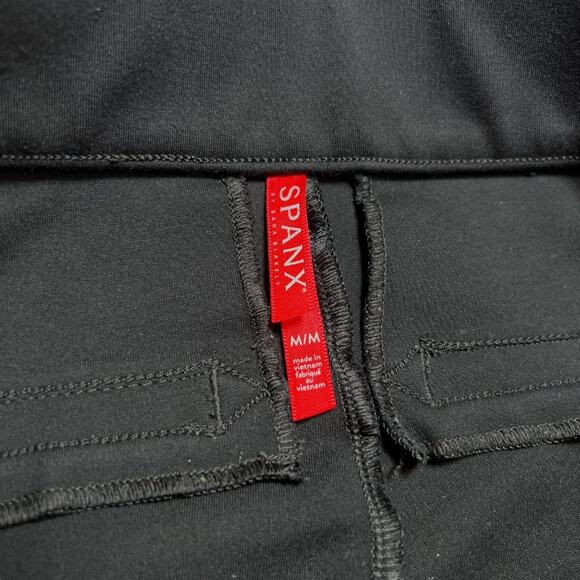 Spanx The Perfect Pant Ankle Backseam Skinny SIZE M Classic Black Ponte 20251R - Picture 6 of 13